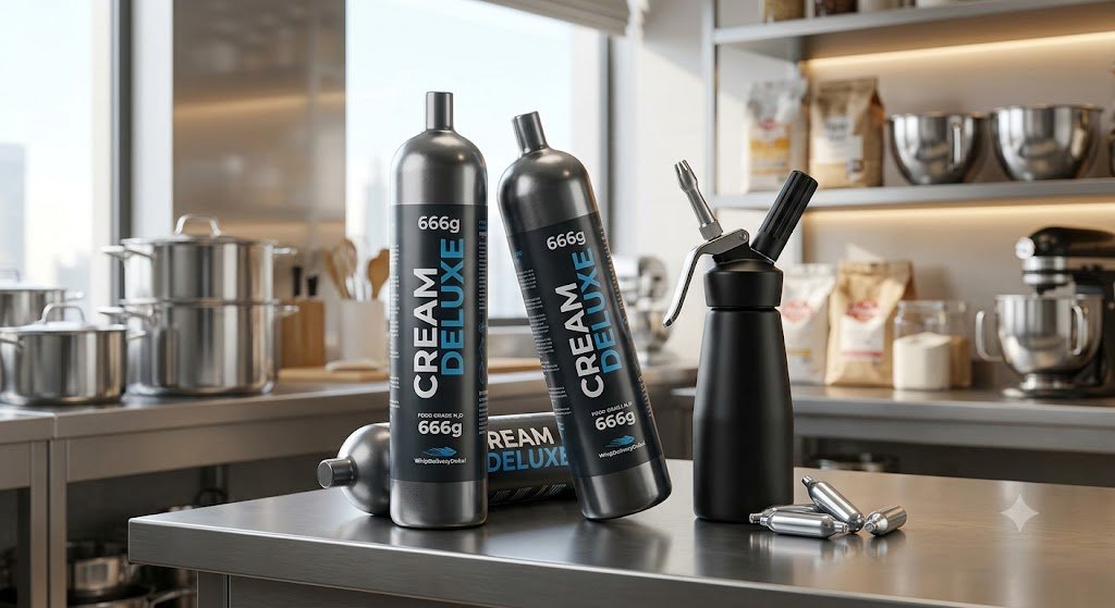 Buy Cream Chargers in Dubai Fast: Premium N₂O Cylinders Delivered for Restaurants, Cafes and Professional Kitchens | Whip Delivery Dubai Blog