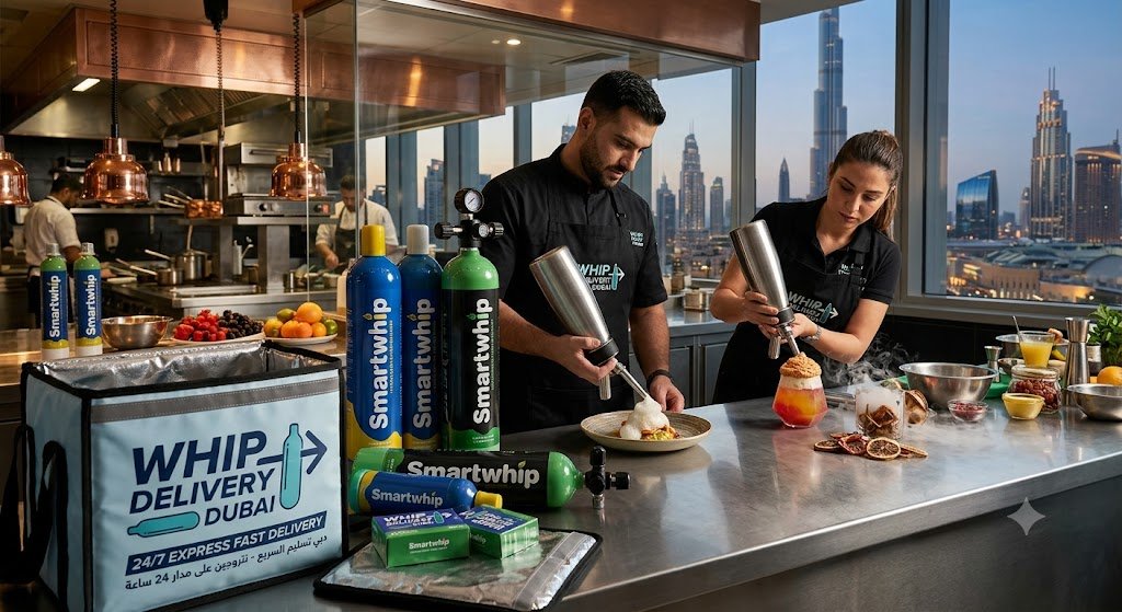Level Up Your Culinary Game: Fast 24/7 Smartwhip Delivery in Dubai  | Whip Delivery Dubai Blog