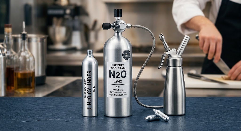  Premium Food-Grade N2O Delivery in Dubai: High Purity for Professional Culinary and Beverage Creation | Whip Delivery Dubai Blog