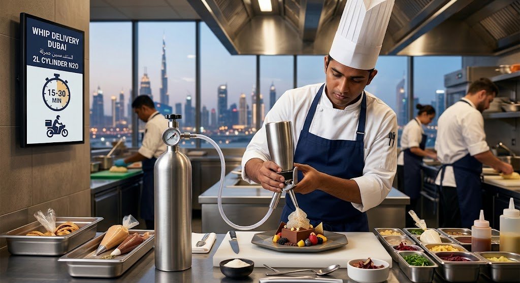 Elevate Your Culinary Workflow with the 2L N2O Cylinder in Dubai | Whip Delivery Dubai Blog