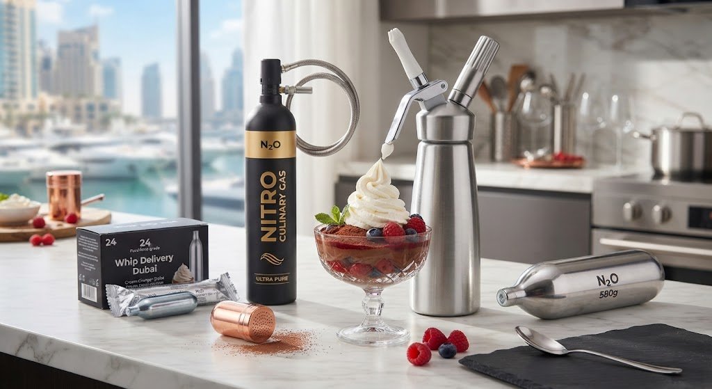 The Magic Behind the Foam: Why N2O Chargers Are Essential in Modern Gastronomy | Whip Delivery Dubai Blog